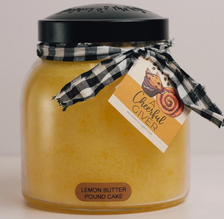 A Cheerful Giver Candle Lemon Butter Pound Cake Candle (34oz)