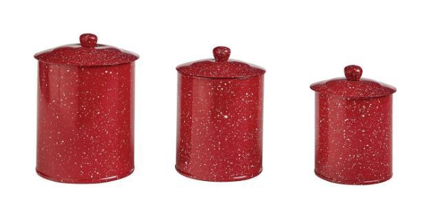 Granite Enamelware Canister Set