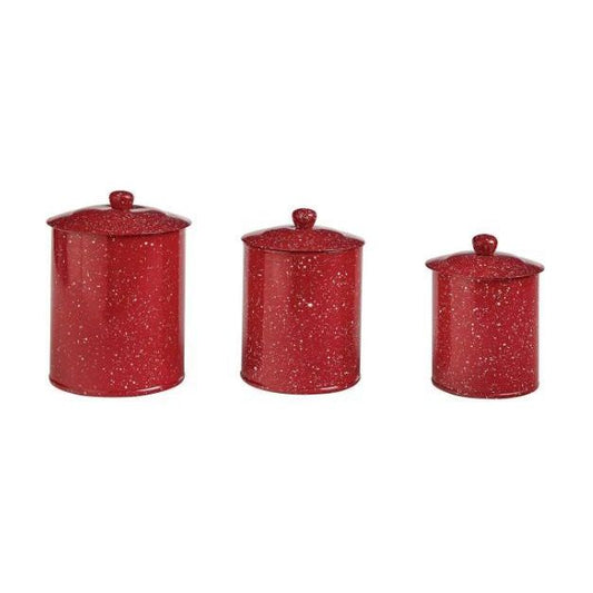 Granite Enamelware Canister Set