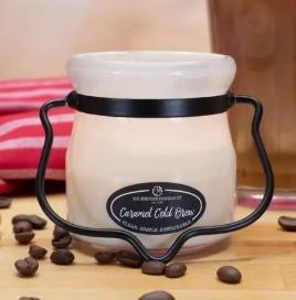 5 oz Cream Jar Candle: Caramel Cold Brew