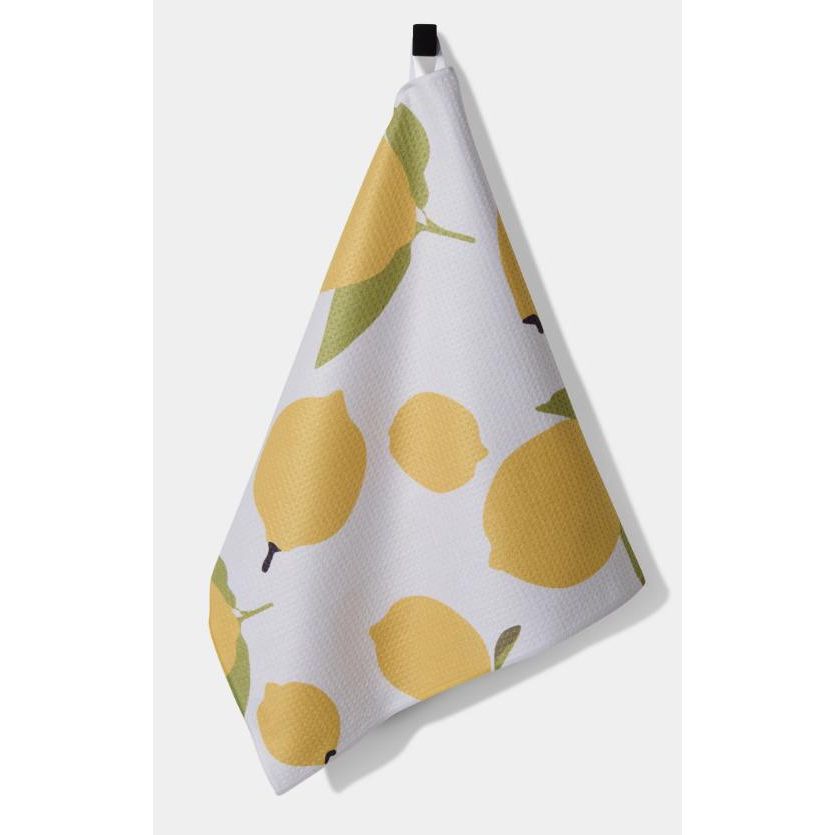 Geometry Kitchen Tea Towel Sunny Lemons