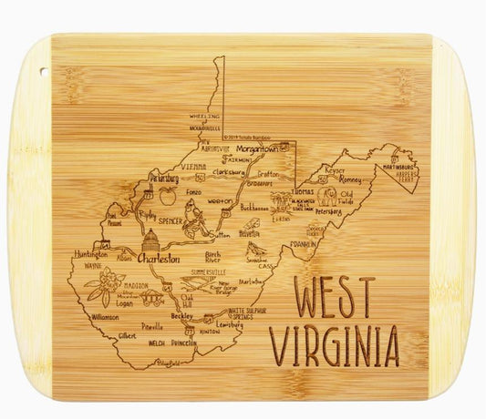 A Slice of Life West Virginia 11" Cutting & Serving Board