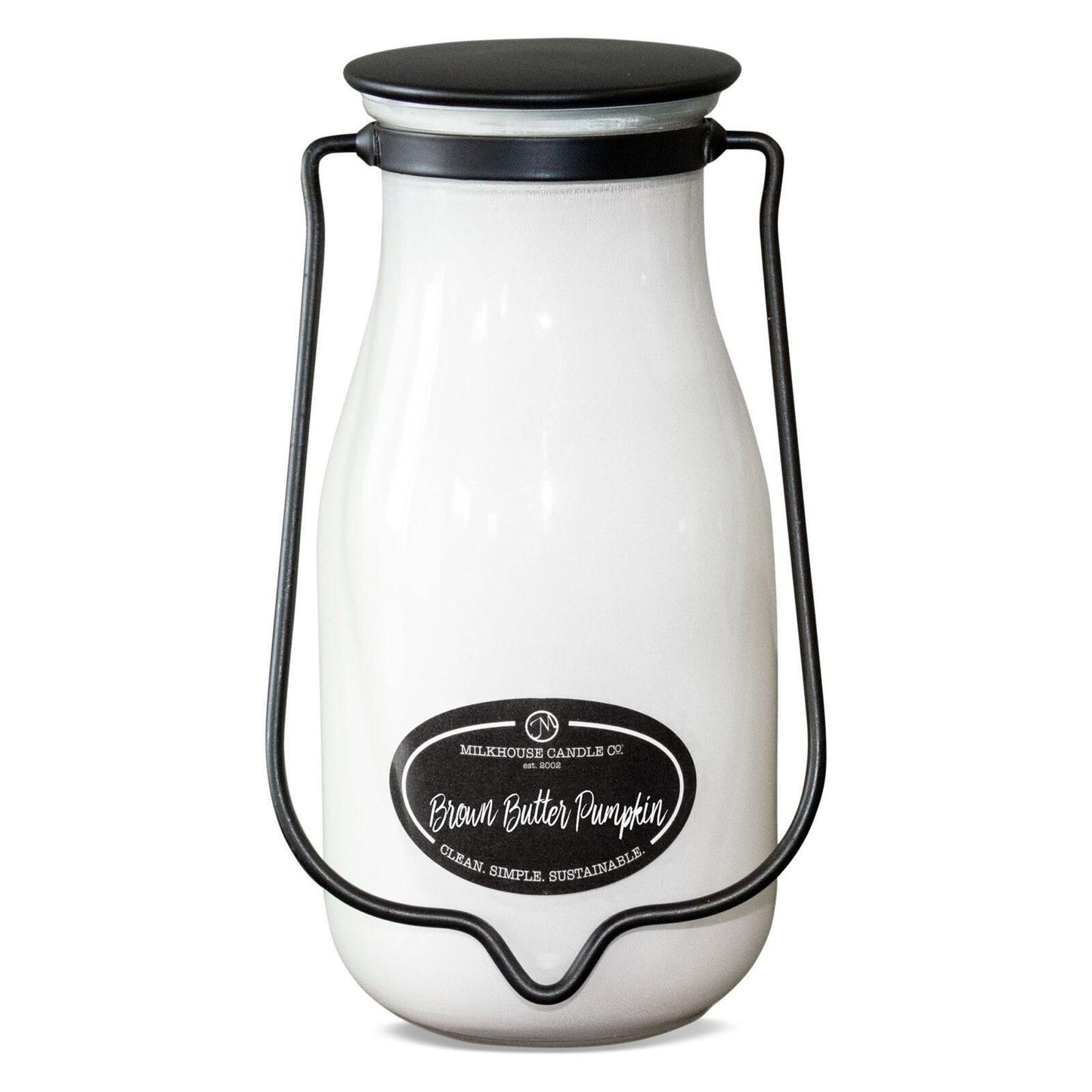 Milkhouse Candles Brown Butter Pumpkin Milkbottle 14 oz