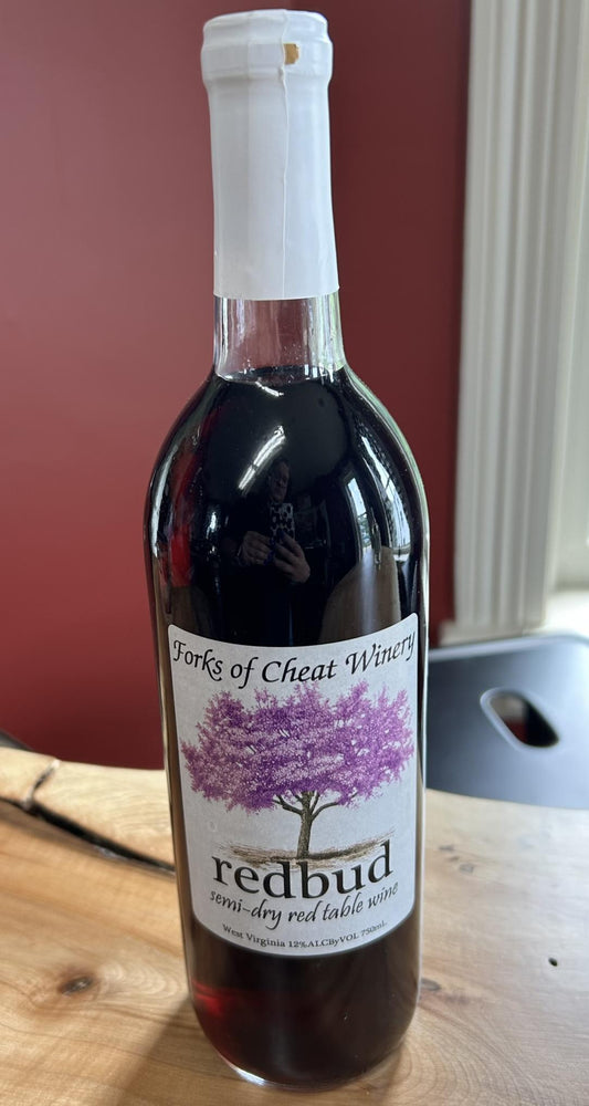 Forks of Cheat Winery Redbud Semi-Dry Red Table Wine