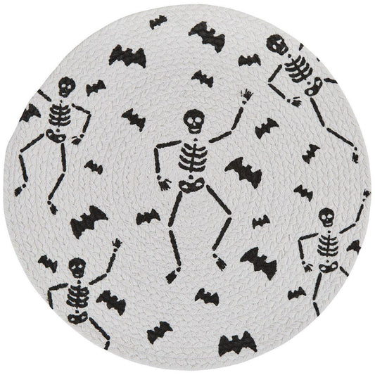 Skeleton Round Placemat