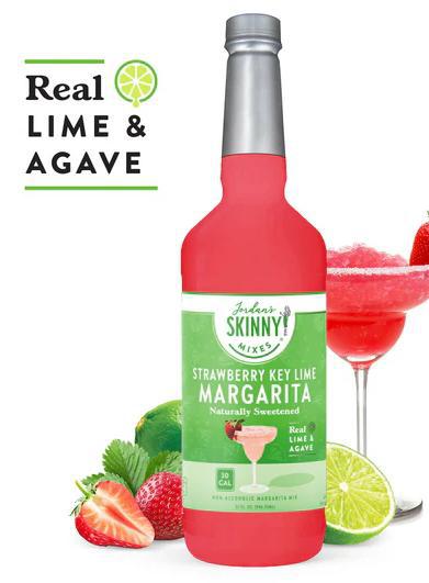 Skinny Syrup Natural Strawberry Key Lime Margarita