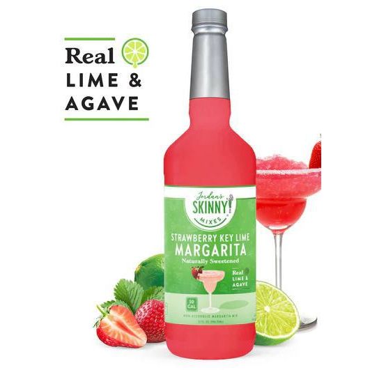 Jordan's Skinny Mixes Skinny Syrup Natural Strawberry Key Lime Margarita