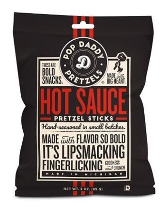 Pop Daddy Hot Sauce Pretzel Sticks