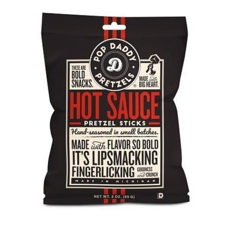 Pop Daddy Hot Sauce Pretzel Sticks