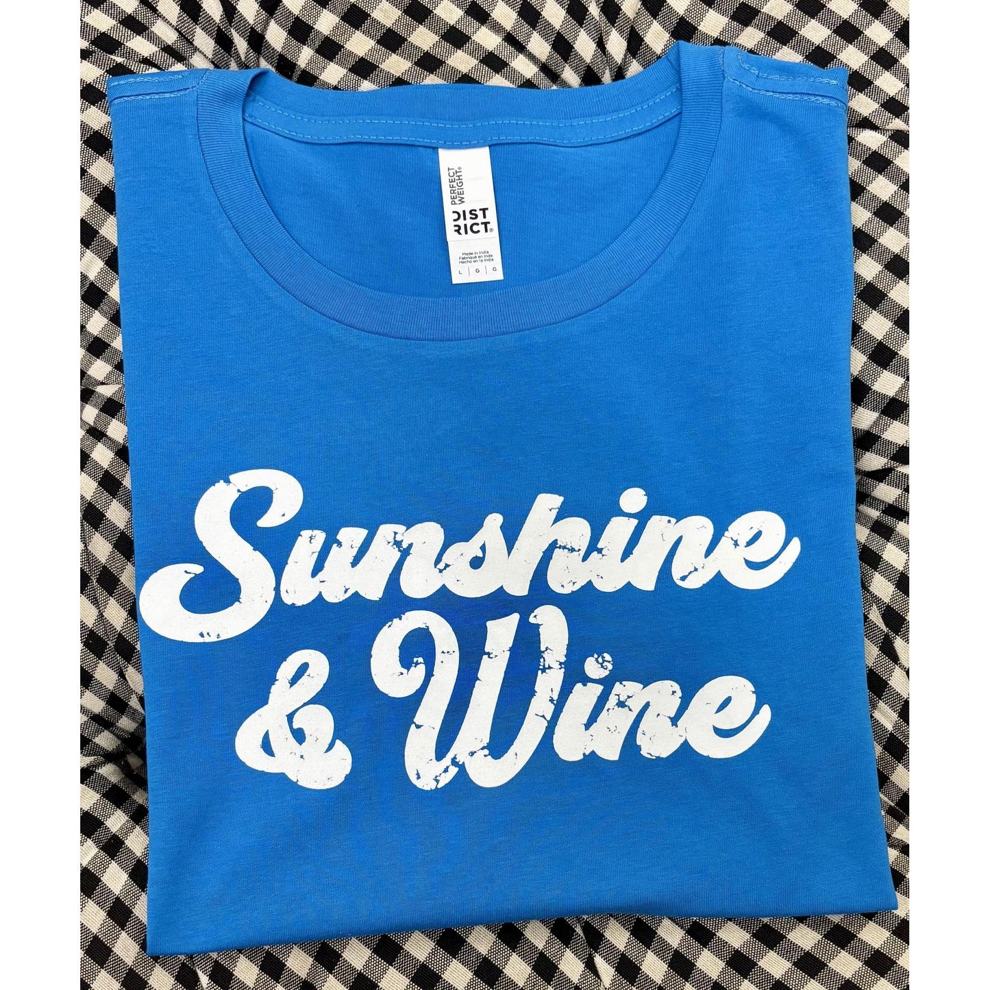 Sunshine & Wine Short Sleeve Tee