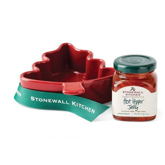 Stonewall Kitchen Hot Pepper Jelly Tree Ramekin Gift