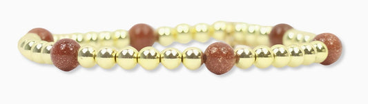Lexi Stretch Bracelet - Pumpkin Spice