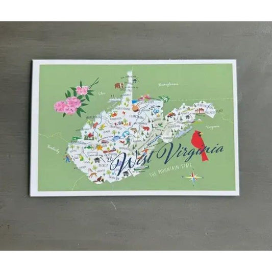 West Virginia Note Card W/Envelope