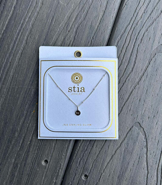 "W" Necklace (Sterling Silver)