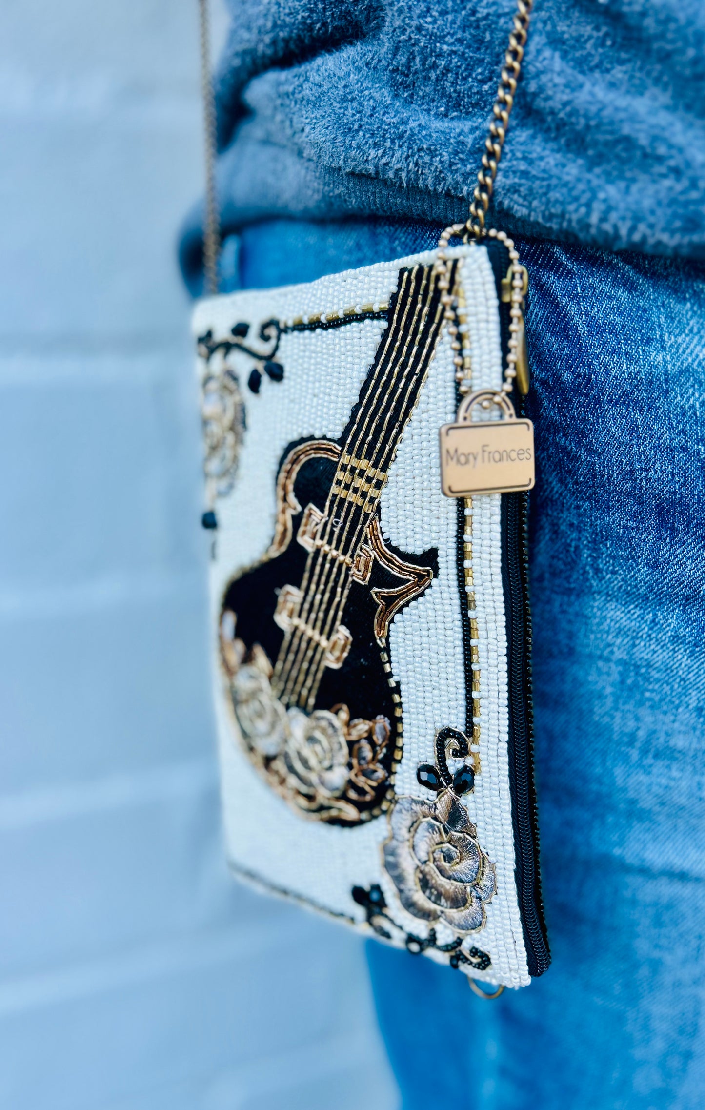 Guitar Player Crossbody Phone Bag