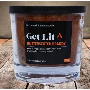 Get Lit Butterscotch Brandy Candle