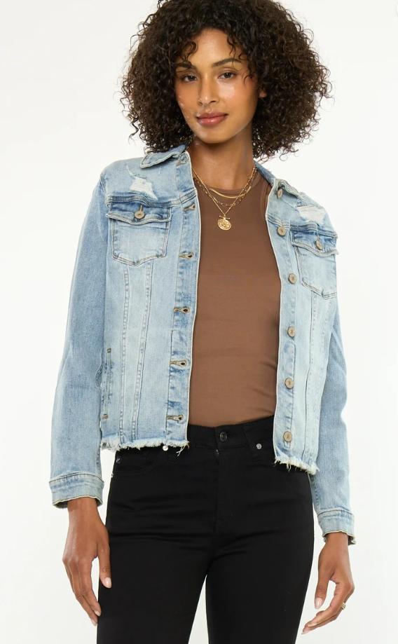 KanCan Wilson Denim Jacket | Boxy Fit | Regular Stretch