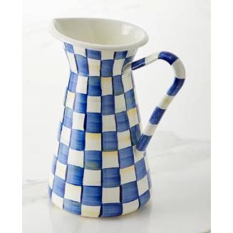 Mackenzie Childs Royal Check Practical Pitcher (Small)