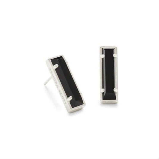 Kendra Scott Black Lady Stud Earrings