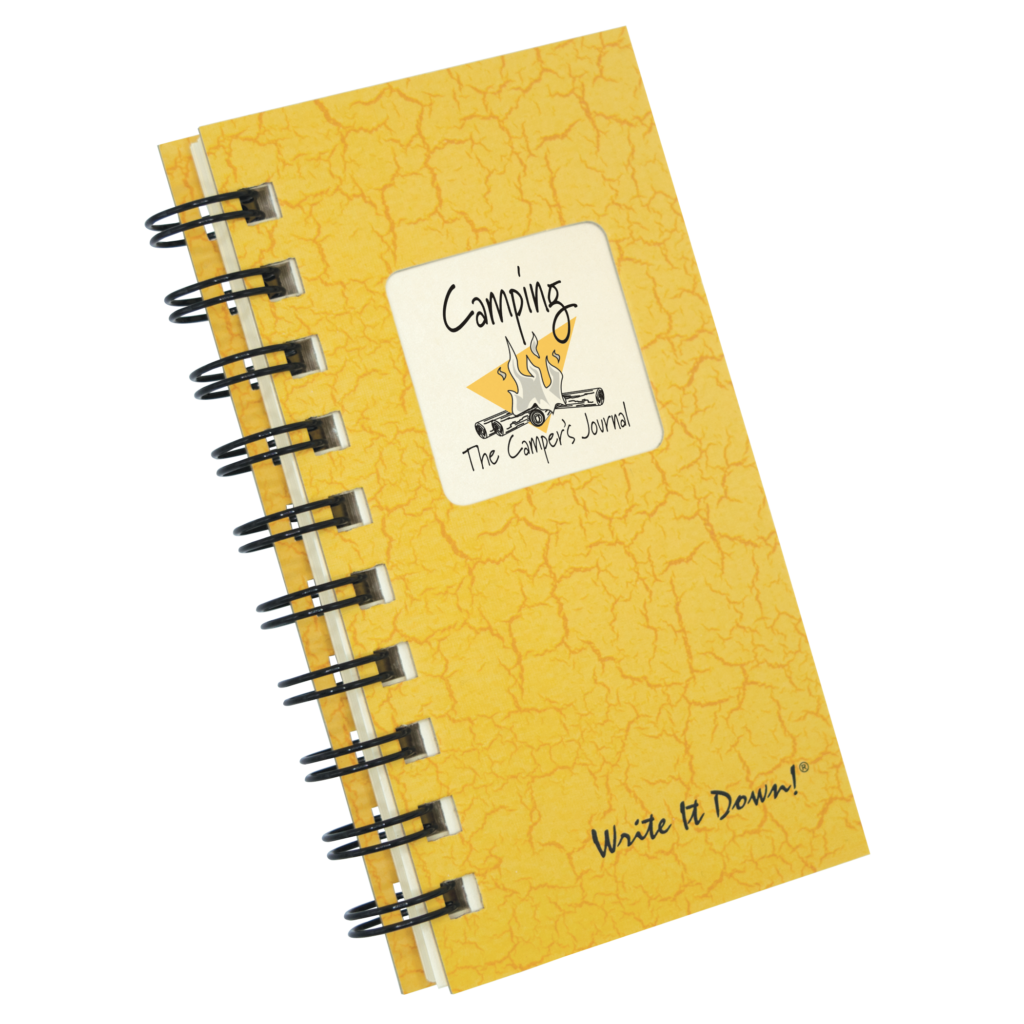 A Campers Mini Journal – Sunset Yellow