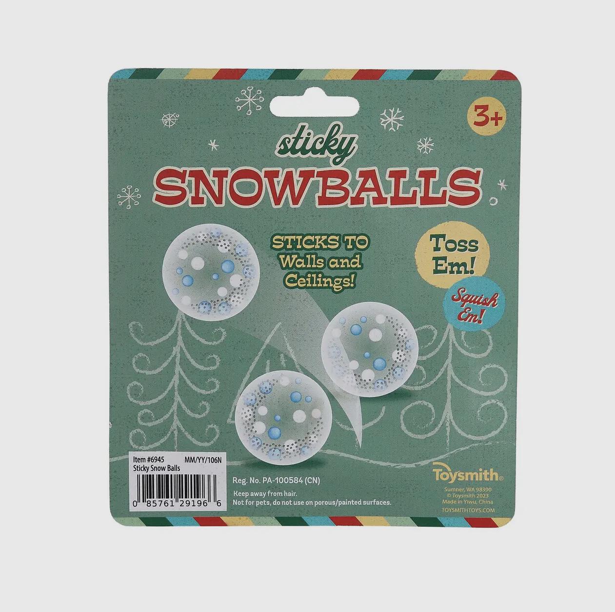 Holiday Sticky Snowballs