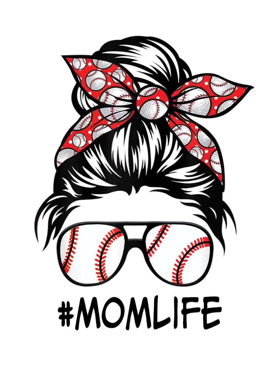 Vinyl Sticker (Baseball Mom)