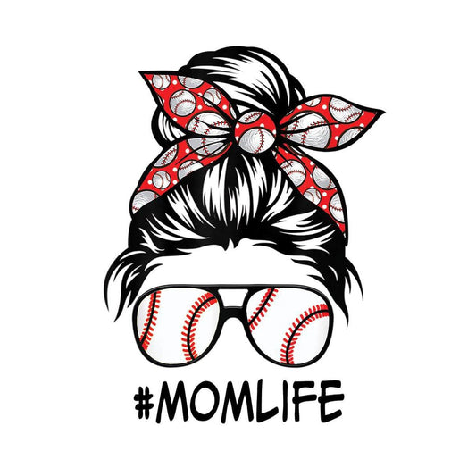 Vinyl Sticker (Baseball Mom)