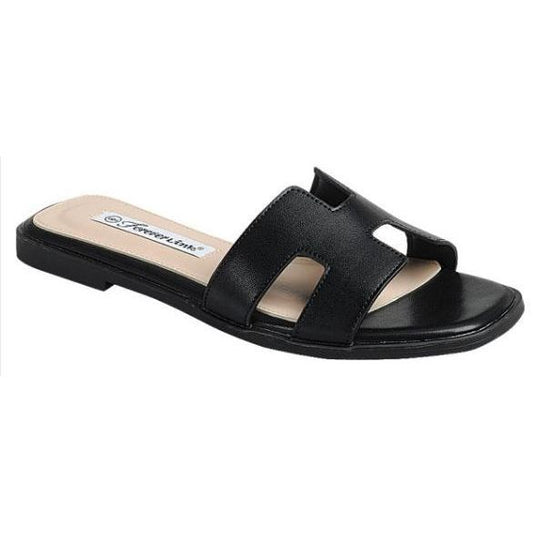 Forever Link Flat Sandal (Main-13 Black)