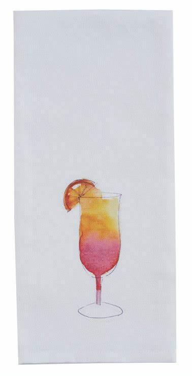 Tropical Drink Towel - Sunrise