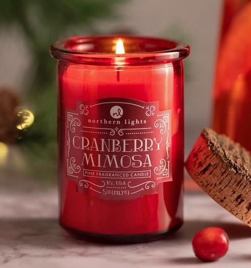 Seasonal Spirit Candles Cranberry Mimosa