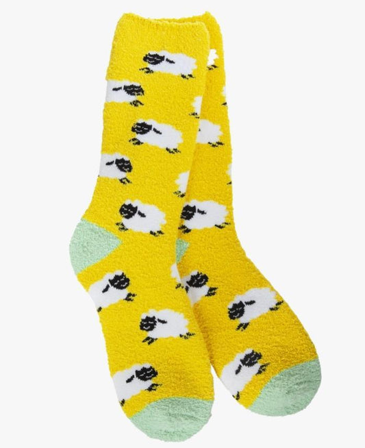 World's Softest Socks Cozy Crew (Counting Sheep)