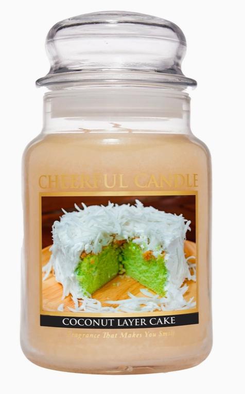 A Cheerful Giver Candle Coconut Layer Cake (24oz)