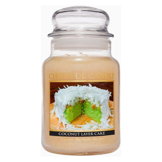 A Cheerful Giver Candle Coconut Layer Cake (24oz)