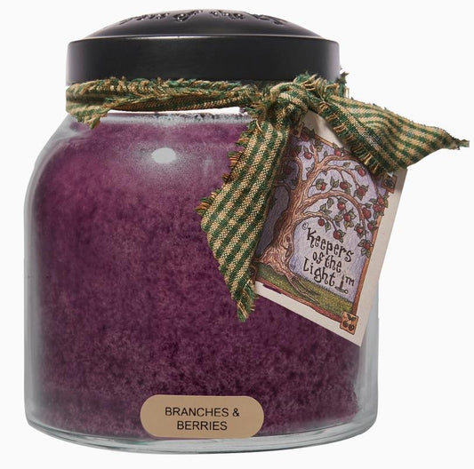 34oz Papa Jar Candle (Branches & Berries)