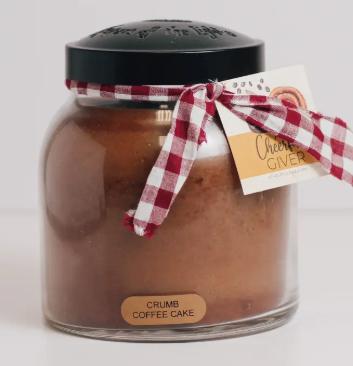 A Cheerful Giver Candle Crumb Coffee Cake Candle (34oz)