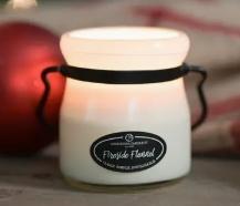 5 oz Cream Jar Candle: Fireside Flannel