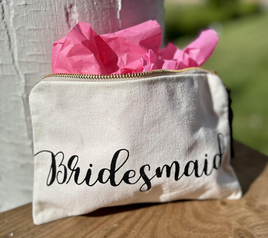Bridesmaid Makeup Bag