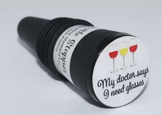 Wine Steward Bottle Stopper (Dr. Glasses)