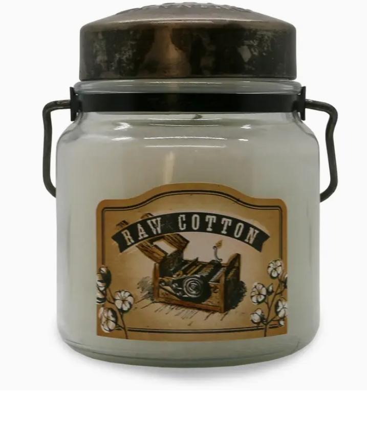 McCall’s Candles Classic Jar Candle-16oz-Raw Cotton