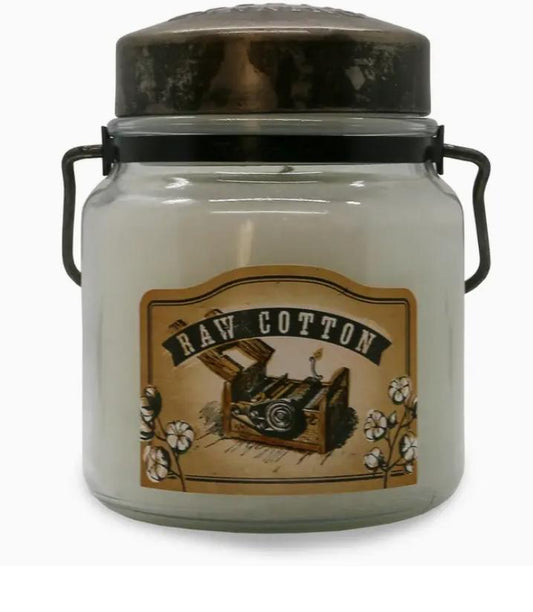 McCall’s Candles Classic Jar Candle-16oz-Raw Cotton