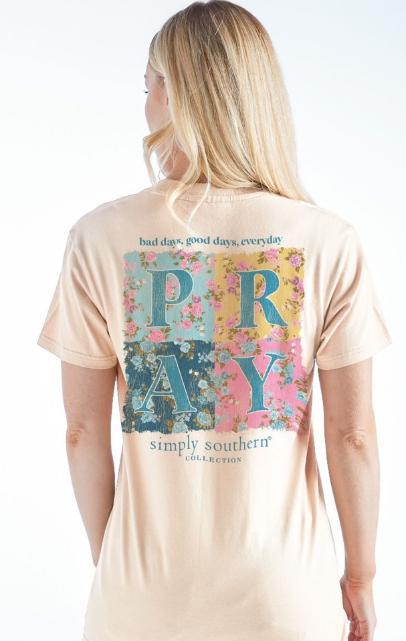 Simply Southern Short Sleeve Pray tee