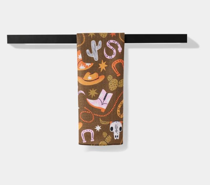 Geometry Kitchen Tea Towel Wild Cowboy