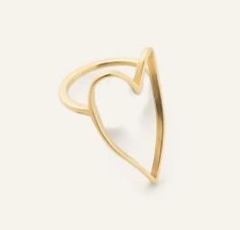 Lovie Gold Heart Ring- Waterproof