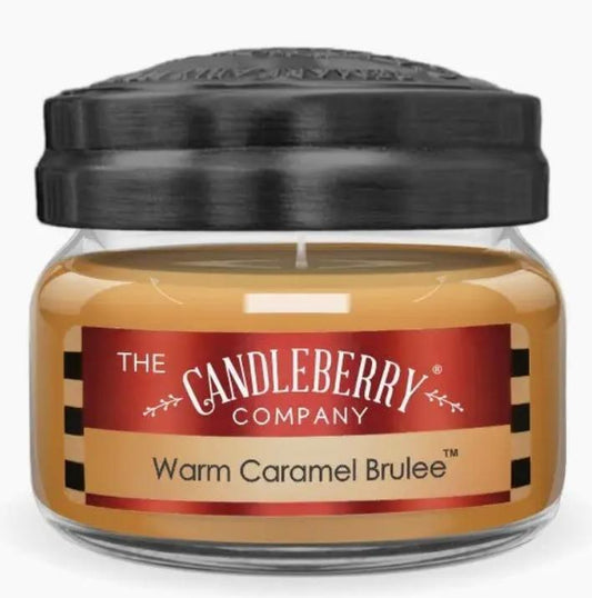The Candleberry Company Warm Caramel Brulee™, Small Jar Candle