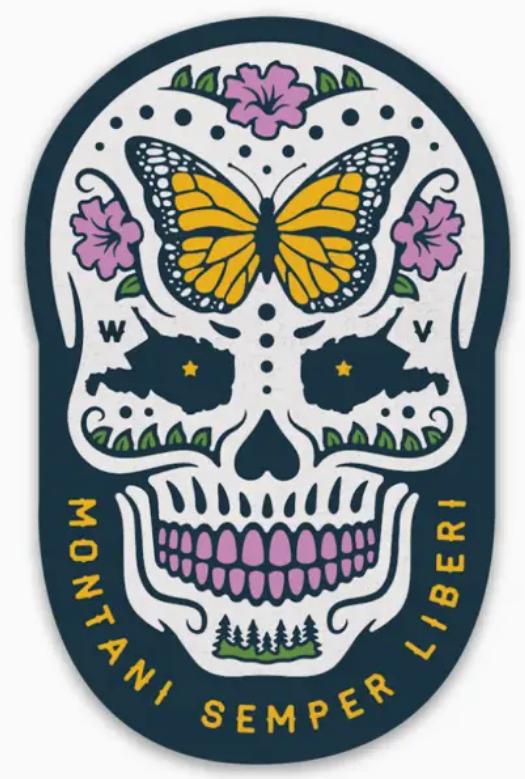 Sugar Skull WV Magnet