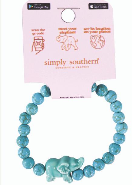 Simply Southern Tracking Bracelet Elephant (02B)