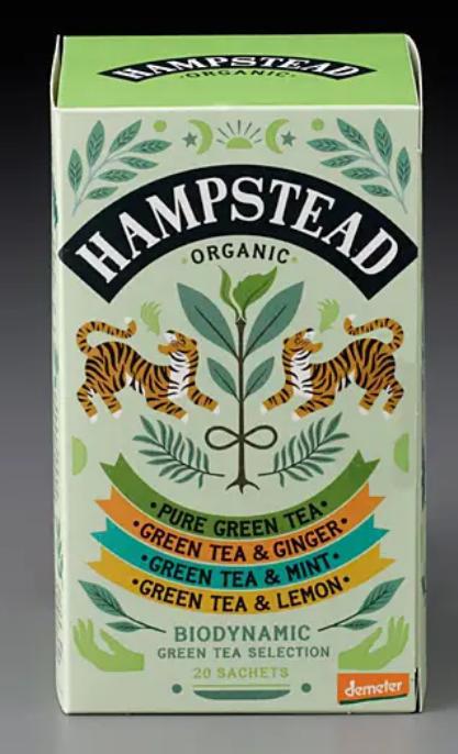 Hampstead Organic Green Tea Selection Pack (20 Teabags)
