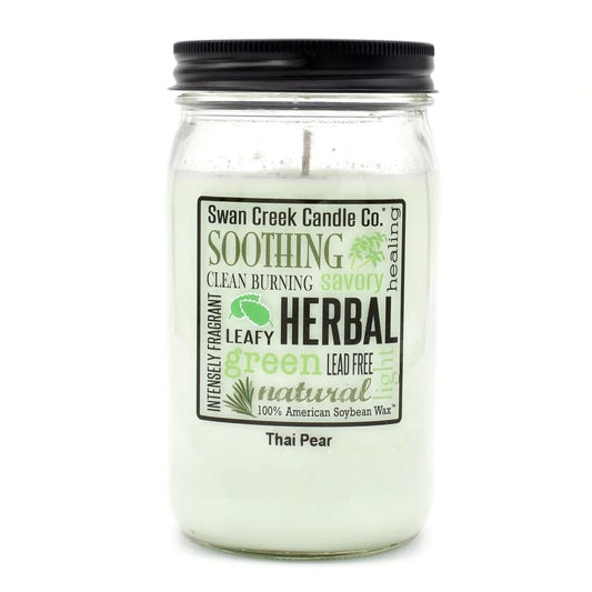 Swan Creek Pantry Jar 24oz Thai Pear Candle