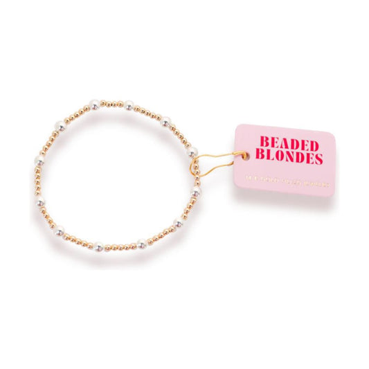 Beaded Blondes Lively Bracelet in Mixed Metals
