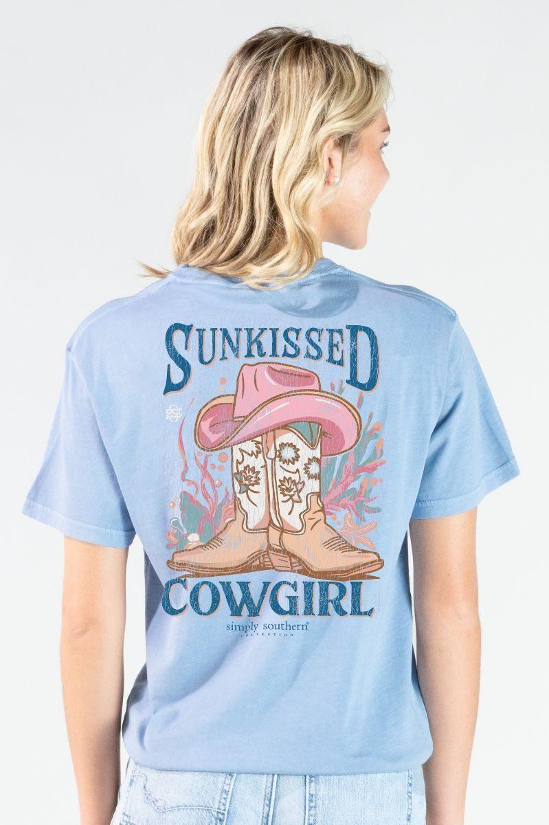 Simply Southern Short Sleeve Sunkissed Cowgirl Tee